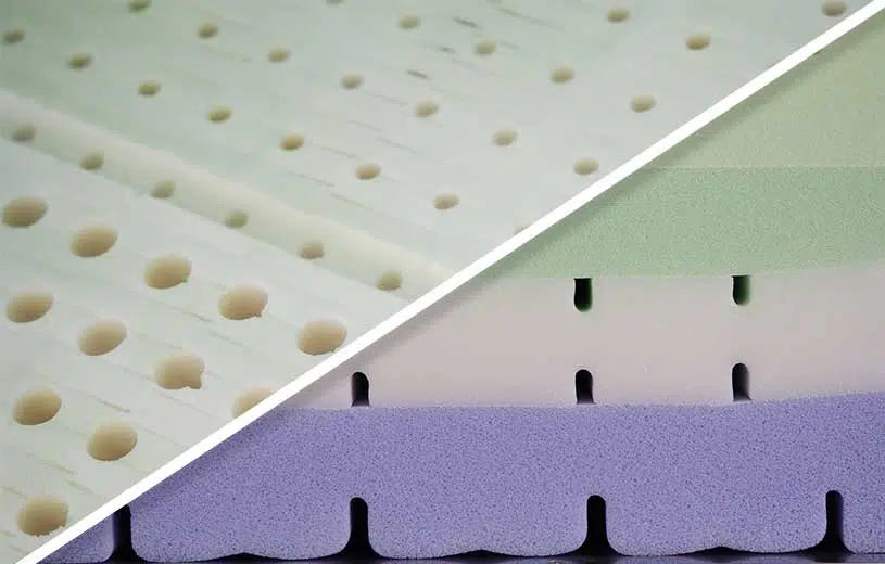Materasso in lattice o memory foam: differenze e quale scegliere